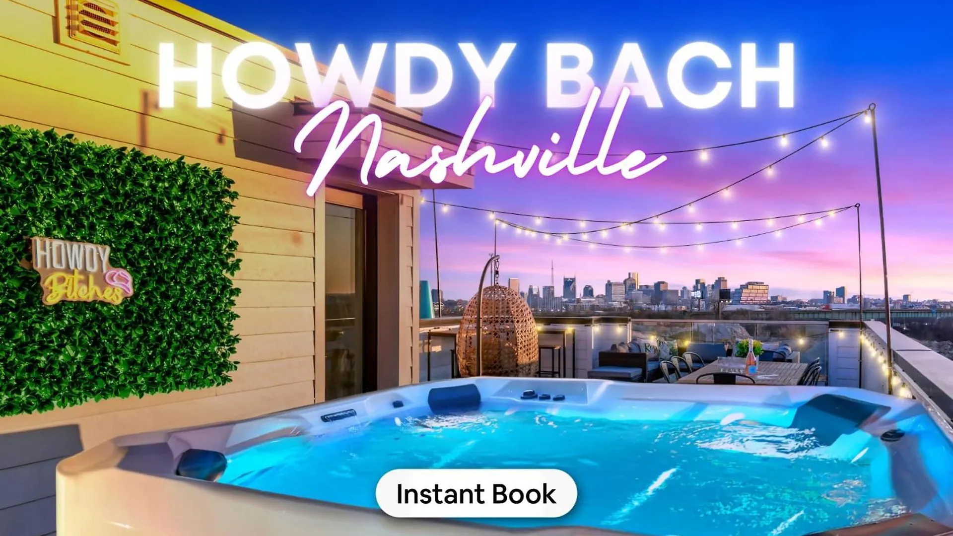 Downtown Nashville Hot Tub Game Room Karaoke